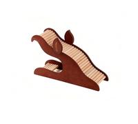 Wooden Hamster Platform with Ladder and Bridge, Climbing Hamster Furniture and Tunnel Toy for Guinea Pigs, Gerbils, and Small Animals(Ladder)