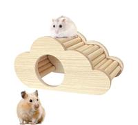 Wooden Hamster - Safe Chew Shelter, Pet Habitat | Funny Chew Toy Nesting Place for Small Animals, Interactive , Stylish Decor for Hamster Cages