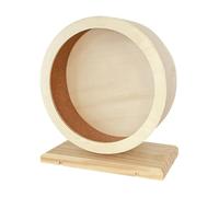 Wooden Hamster Wheel - Small Pets Exercise Wheel | Closed Running With Cork Cover | Mute Sprinting Spinner Roller For Rest And Exercise Of Syrian Gerbils Mice Dwarf Chinchilla