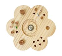 Wooden Hamsters Chew Toys, 6.1 Inch Hamsters Chewing Toys - for Wood Hamster Stress Drop - Health Promotion Educational Game PE