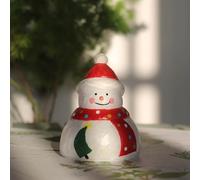 Wooden Hand Carved Santa Claus Figurine,Wooden Santa Snowman Duck Figurine,Merry Christmas Wood Sculpture,Rustic Table Top Mantel Santa Claus Centerpiece Decor