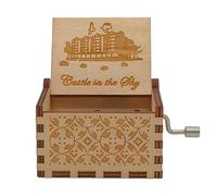 Wooden Hand - Crank Music Box, Decorative & Portable for Gifting and Home Decor