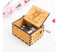 Wooden Hand - Crank Music Box, Decorative & Portable for Gifting and Home Decor