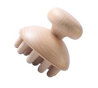 Wooden Hand Massager Set - Ergonomic Mushroom Body Massage Tools Portable Muscle Tension Relievers Deep Stress Relief Cups