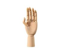 Wooden Hand Model, Flexible Wooden Mannequin Left & Right Hand Models Figures, Flexible Moveable Fingers Manikin Hands Figure Hands Model for Drawing, Sketching, Painting
