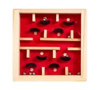 Wooden Hand Skill Training Bead Maze Puzzle Toy For Boy Girls Improves Logical Thinking And Patience Learning Gift Educational Marble Labyrinths Toy