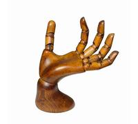 Wooden Hand,Wooden Mannequin,Antique Finish Wood Hand,Hand Model for Drawing,Male Hand of Left with Antique Finish.