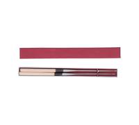 Wooden Handle Chopsticks - Heat Insulated, Pointed Tip Design for Easy Grip and Piercing, Durable 304 Stainless Steel with Wood, for Home and Restaurant Use, Reusable Set (Type 2)