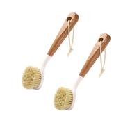 Wooden Handle Cleaning Brush Long Handle Cleaning Brush Household Kitchen Dishwashing Brush Pot Cleaning Brush