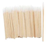 Wooden Handle Cotton Swab, Tattoo Permanent Supplies, 300Pcs Pointed Q Tips, Applicator Sticks, Makeup Cosmetic Assistant
