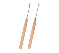Wooden Handle Crochet Hook 2.6mm for Concealing Thread Ends and Oversew Veiled in Hand Sewing Projects Professional Sartor Crochet Hook Metal