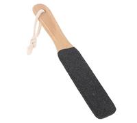 Wooden Handle Dual Sided Foot File Black Silicon Carbide
