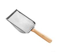 Wooden Handle Garden Shovel Sieve for Compost Screening(4.3mm)