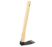 Wooden Handle Gardening Hoe Small Digging Hoe for Weeding Planting Clam Durable Carbon Steel Blade Ergonomic Design Lightweight Hardwood Handle for Garden Beach Outdoor Use