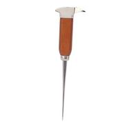 Wooden Handle Ice Pick, Stainless Steel Ice Chipper Tool for Bars and Bartenders, Rustproof 304 Steel Ice Crusher with Ergonomic Beechwood Handle for Home Kitchen or