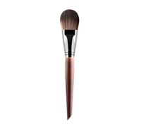 Wooden Handle Liquid Foundation Brush Soft Dense Bristles Face Base Cosmetic Brush,brown,18cm