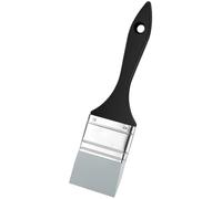 Wooden Handle Paint Brush, Wide Firm Flat Silicone Paint Brush Flexible Acrylic Based Painting Tool Brushes(2 Inch)