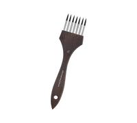 Wooden Handle Painting Comb Brush Premium Bristles Versatile for Various Styles Including Doodling Art and Sketching Essential Multi Tooth Comb Brush