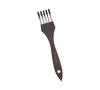Wooden Handle Painting Comb Brush Premium Bristles Versatile for Various Styles Including Doodling Art and Sketching Multi Tooth Pattern Art Brush