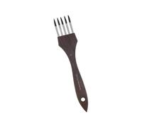 Wooden Handle Painting Comb Brush Premium Bristles Versatile for Various Styles Including Doodling Art and Sketching Multi Tooth Pattern Art Brush
