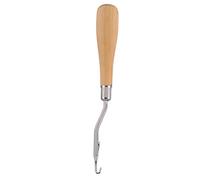 Wooden Handled Crochet Needle Latch Hook for Canvas Rug Mats Making 6.22inch Long Ideal for Rugs and Cushions