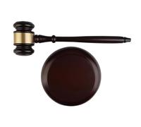 Wooden Handmade Craft Lawyer Judge Auction Sale Hammer Gavel Decor Wood for Auctions Lawyers(Dark Brown)