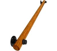 wooden handrail,1ft-20ft Pine Stair Handrail Solid Wood Safety Rails Indoor Anti-Slip Handrails,Suitable for Villas,Bars,Stairs,6FT
