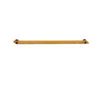 Wooden Handrail Complete Kit 1ft-20ft, Anti-Slip Stair Railing with Metal Bracket Fitting for Stairway, Home Against The Wall Indoor Loft Elderly Railings Handrails Corridor Suppor