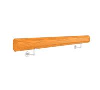 Wooden Handrail for Elderly Children Stair Banister Kit for Indoor Outdoor Safety Solid Staircase Handrail Anti-Slip Stair Railing for Loft Wood Banister Hand Grab Rail (60cm)