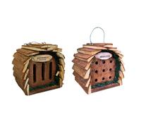 Wooden Hanging Butterfly & Ladybird House Set