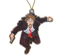 Wooden Hans Gruber Die Hard Christmas Countdown Calendar | Falling Off Nakatomi Plaza