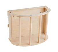 Wooden Hay Feeder for Guinea Pig, Hanging Hay Rack, Large-Capacity Small Pet Hay Holder, Sturdy Pet Feeding Enclosure Accessory
