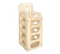 Wooden Hay Holder - Solid Hay Feeder, Guinea Pig Hays Rack, Hollow Starry Sky Design, Friendly Large Capacity Feeding System | Small Pets Animals, Chinchilla Daily Supply 12.5x13x31cm 527g 1PC