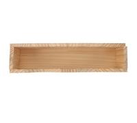 Wooden Hay Rack Food Bowl with Fixator for Hamsters and Guinea Pigs | Khaki Finish, Protects Feed from Waste, Easy to Eat Design, Fixed Anywhere inside Cage