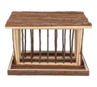 Wooden hay rack for rodents Trixie
