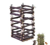Wooden Hay Rack -, Funny Feeding Container, Livestock Feeder with Compact Size, Hay Holder with Strong Design, Pet Supplies, Small Animal Gear for Chinchilla Mouse Indoor Outdoor Home Play Training