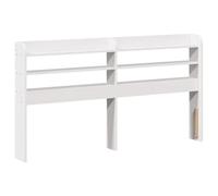 Wooden Headboard for Bed, Open Footboard, Easy Assembly, Fits Twin, Full, Queen, King, Super King Sizes, 150 x 82 cm (White) - Modern Bedroom Decor