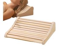 Wooden Headrest,Hollow Cervical Cushion - Neck Support | Cushion for Home Spa Hotel Room Personal Relaxation Post-Workout Recovery Meditation