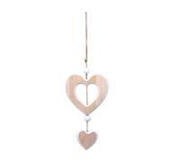 Wooden Heart Decorations For Window And Rooms Hanging Pendant Decorative Ornament For Weddings And Valentines Day