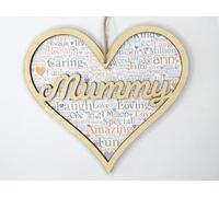 Wooden Heart Gift For Mummy