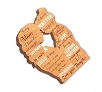 Wooden Heart Ornament 10cm Handcrafted Home Decor(MZ1024)