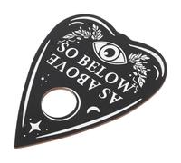 Wooden Heart Shape Divination Board with Pendulum for Decision Guidance and Easy to Store, Creative and Unique Fortune Telling Tool Suitable for Home and Room Use