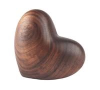 Wooden Hearts 3D Valentine Wood Heart for DIY Craft Wedding Anniversary Home Desktop Ornament (A, One Size)