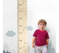 Wooden Height Chart for Children, Wooden Height Chart for Baby Toddler Room, Size Chart & Height Measurement for the Wall, Nursery Wall Decoration & Room Hanging Wall Decoration, Foldable