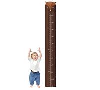 Wooden Height Chart Kids Height Measuring Wall Ruler | Cartoon Children Room Growth Chart Height Ruler for Home, Living Room, Nursery