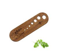 Wooden Herb Stripper Kitchen Hacks Gadgets Gifts for Chef Cooks Men, Pottery Herb Stripper Tool Handcrafted Vegetable Leaf Separator Fun Cooking Baking Gadgets for Home Kitchen Use