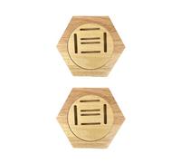 Wooden Hexagon Honeycomb Medal Display Stand - 2 Pack Medal Storage Case & Hanger Rack for All Sports, Running Medals, Award Holder Wall Organizer
