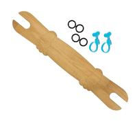 Wooden Highchair Footrest with Rubber Rings Adjustable Baby Highchair Footrest Highchairs Pedal Round Corner Baby Chair Foot