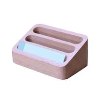 Wooden Holder - Card Storage Box | 3-Tier Wooden Business Card Display | Wooden Business Card Holder for Desk | Multiple Visit Cards Display Rack | Outdoor Organiser for Men