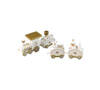 Wooden Holiday Train Ornament Customizable Christmas Homes Decoration Traditional Party Supplies Traditional Party Supplies